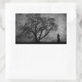 ファルグリーガーオリジナルアートの境界線 長方形シール (バッグ)