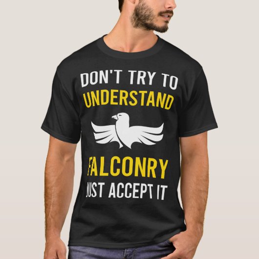 ファルコナリーを理解する ファルコナー Tシャツ (正面)
