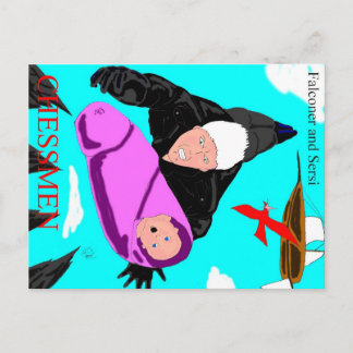 ファルコナーおよびセルシ葉書 ポストカード