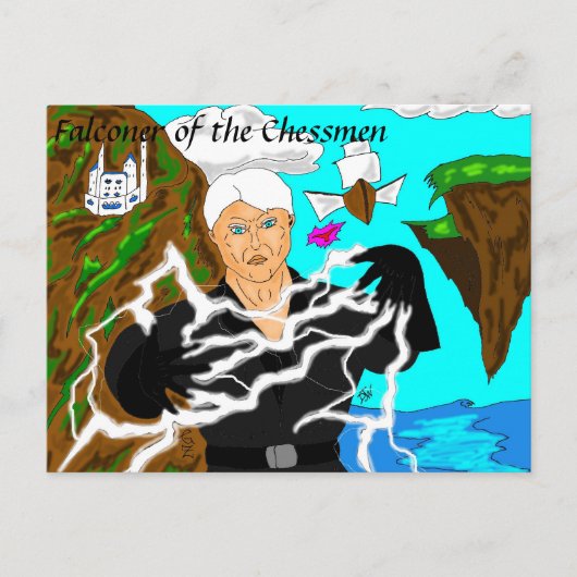 ファルコナーのはがき ポストカード (正面)