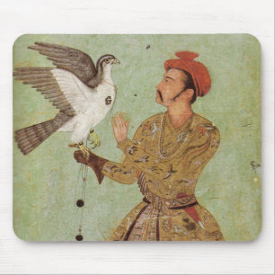 ファルコナー、Mughalの金ゴールド及びCeledonのマウスパッド マウスパッド