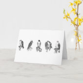 ファルコリー勉強誕生日カード カード (黄色い花)