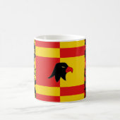 ファルコンクレポレースバッジのカントン コーヒーマグカップ (中央)