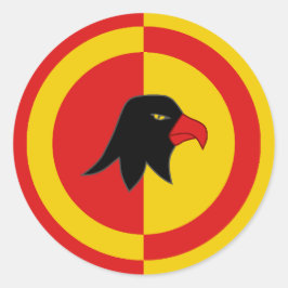 ファルコンクレポレースバッジのカントン ラウンドシール