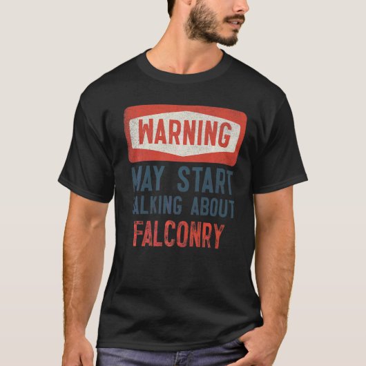 ファルコ警告リーについて話し始めるかもしれない Tシャツ (正面)