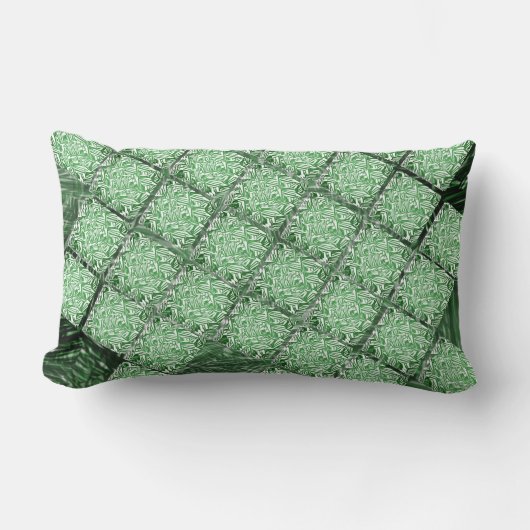 ファルサ・グラマe simulado de peas ceramia de parede ランバークッション (正面)