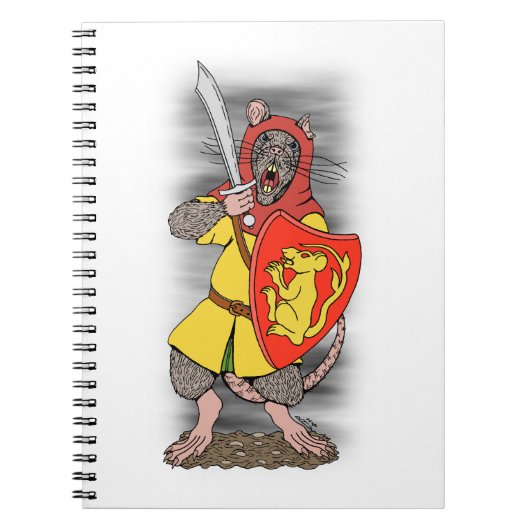 ファルシオンを持つ戦士ネズミ ノートブック (正面)