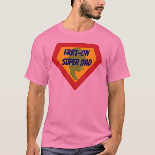 ファルトおもしろいオンすごいパパ Tシャツ (正面)