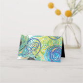 ファルトアートシーバルミツワー座席エスコート プレイスカード (裏面)