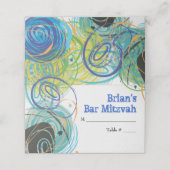 ファルトアートシーバルミツワー座席エスコート プレイスカード (外部開封)