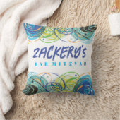 ファルトアートシーバーバルミツワーパーティー枕 クッション (ブランケット)