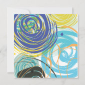 ファルトアートシーバーバルミツワー招待状 招待状 (裏面)