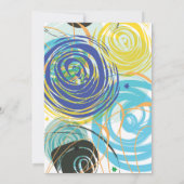 ファルトアートシーバーバルミツワー招待状 招待状 (裏面)