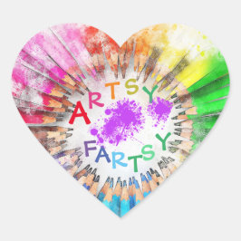 ファルトアートシー・アート・ステッカー ハートシール