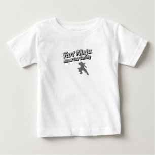 ファルト忍者静かが致命的なシャツ ベビーTシャツ