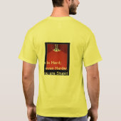 ファルト忍者静かが致命的なユーモアのおもしろいジョーク Tシャツ (裏面)