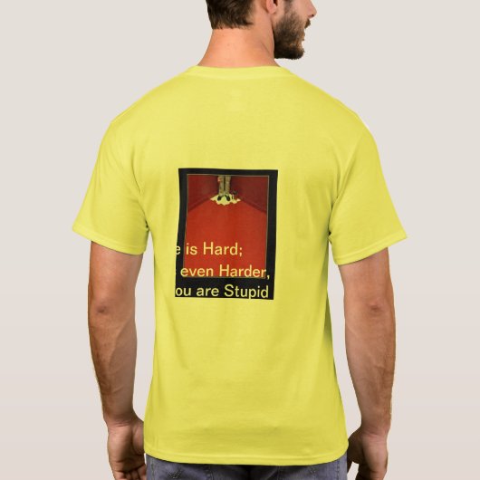 ファルト忍者静かが致命的なユーモアのおもしろいジョーク Tシャツ (裏面)