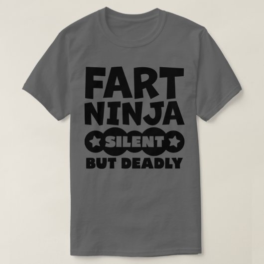 ファルト忍者静かが致命的1 Tシャツ (デザイン正面)