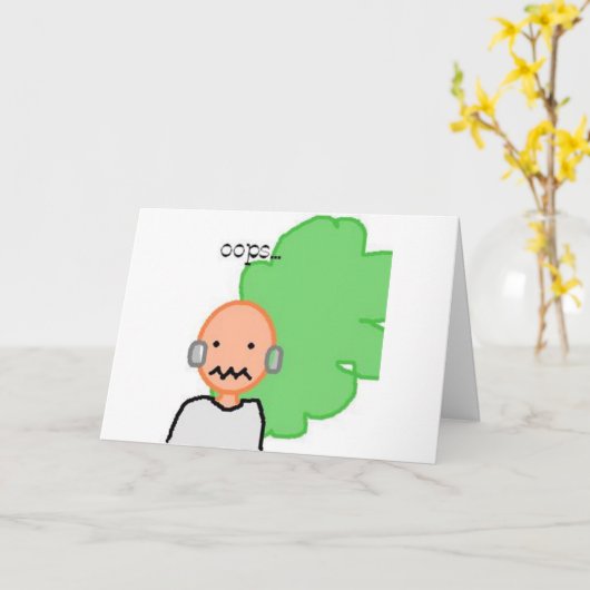 ファルト カード (黄色い花)