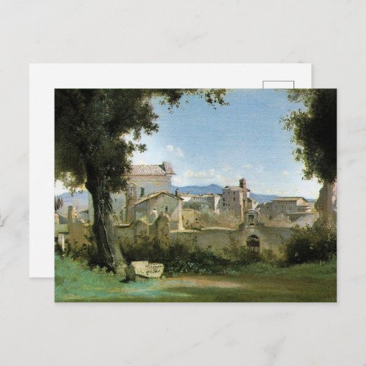 ファルネスローマオブジーン – バプティステカミーユコロー ポストカード (正面/裏面)