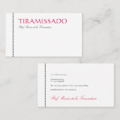 ファルベ・ウント・リニー 名刺 (正面/裏面)