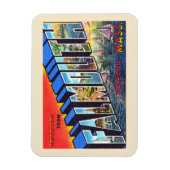 ファルマウスケープコッドマサチューセッツヴィンテージ葉書 マグネット (縦)