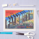 ファルマウスケープコッドマサチューセッツヴィンテージ葉書 薄葉紙 (クラフト)