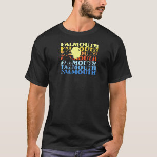 ファルマウスマサチューセッツビーチマビーチバムケープコッド Tシャツ
