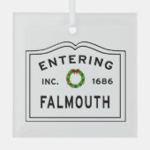 ファルマスへの侵入 ガラスオーナメント (正面)