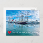 ファルマス・トールシップス・フェスティバル　コーンウォール　写真 ポストカード (正面/裏面)