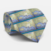 ファルマス・ネック・メインのヴィンテージの地図(1775) ネクタイ (ロール)