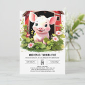 ファルミヤードフレンズピグレットボホガール誕生日 招待状 (スタンド正面)