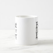 ファル最高のター |ブラックおもしろい文字の引用文 コーヒーマグカップ (中央)