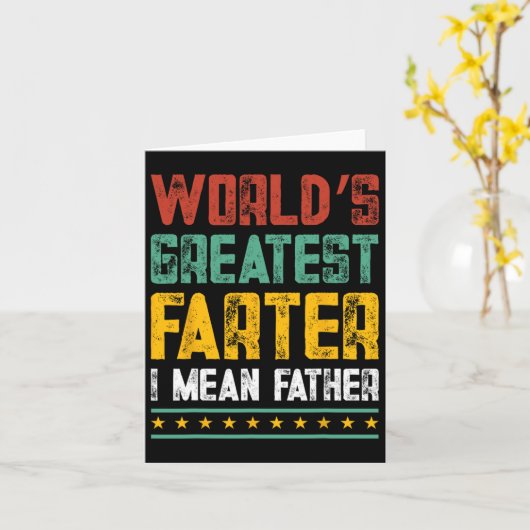 ファル素晴らしターIは父の父の日パパファン カード (黄色い花)