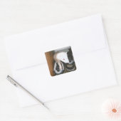 ファレットと靴 スクエアシール (封筒)