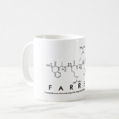 ファレルペプチド名mug コーヒーマグカップ (正面左)