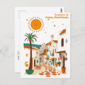 ファロアルガルヴポルトガルホリデーハガキ ポストカード (正面/裏面)