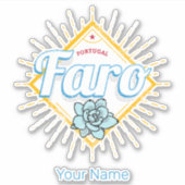 ファロアルガルヴポルトガルレトロ多肉食ヴィンテージ シール (正面)