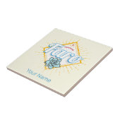 ファロアルガルヴポルトガルレトロ多肉食ヴィンテージ タイル (側面)