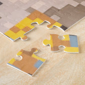 ファロシティ鮮やかピクセルアートポートレート ジグソーパズル (側面)