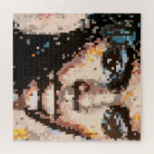 ファロシティ鮮やかピクセルアートポートレート ジグソーパズル (横)