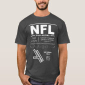 ファロンNAS海軍航空基地NFL Tシャツ (正面)