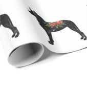 ファローハウンドドッグブリードボヘミアンフローラサドル ラッピングペーパー (ロールコーナー)