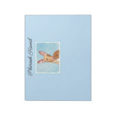 ファロー絵画ハウンド – Cuteオリジナルドッグアートなし ノートパッド (回転)