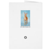 ファロー絵画ハウンド – Cuteオリジナルドッグアート (裏面)