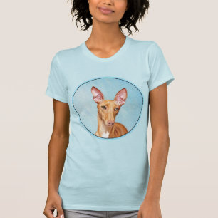 ファロー絵画ハウンド – Cuteオリジナルドッグアート Tシャツ