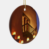 ファロ伝統的リトはadobeの構造を照らす セラミックオーナメント (右)