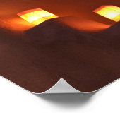 ファロ伝統的リトはadobeの構造を照らす ポスター (角)