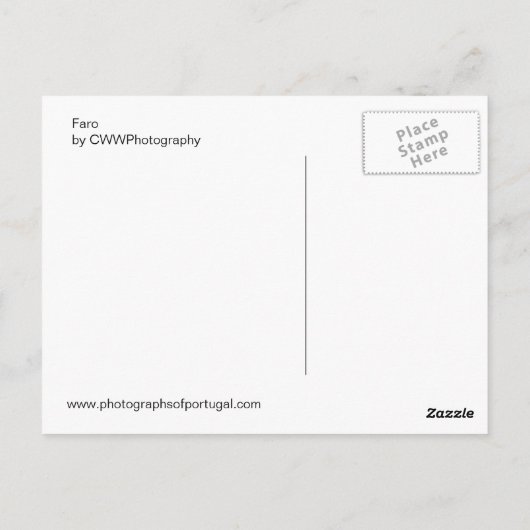 ファロ ポストカード (裏面)