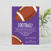ファンすごいサッカーゲーム紫パーティー 招待状 (スタンド正面)